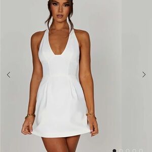 Babyboo white mini dress